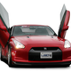 Image for article titled LSD Lambo Doors On Nissan GT-R Turn It Into Gawdzillawful